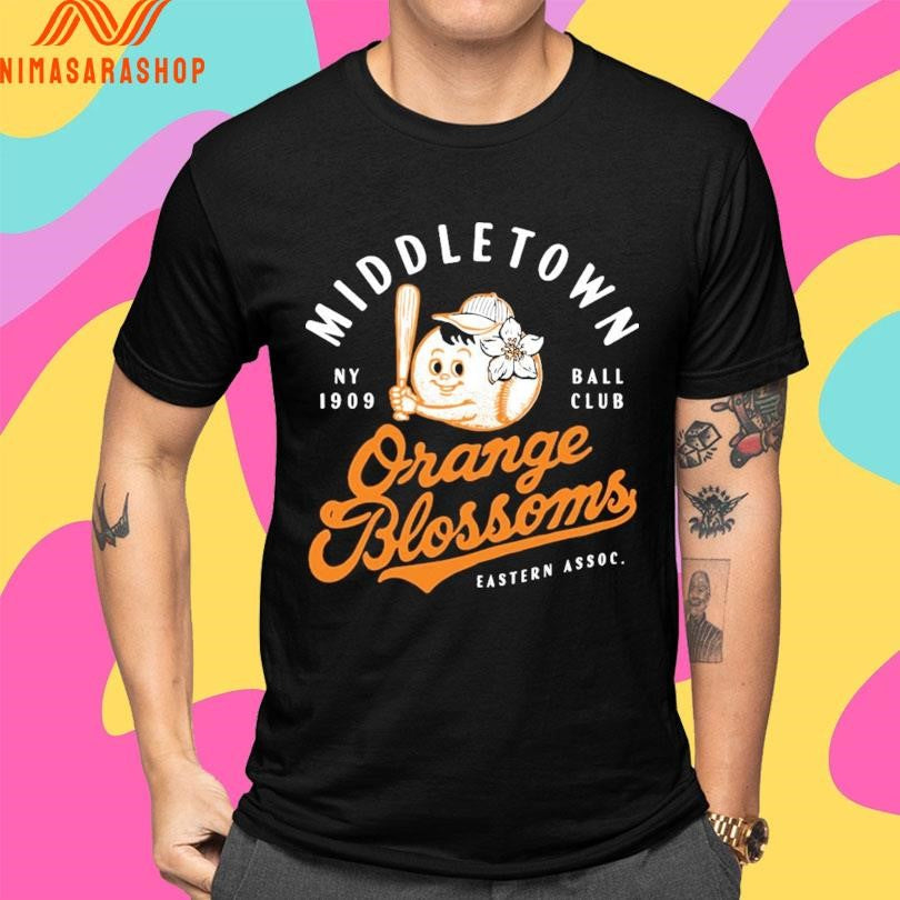Middletown Orange Blossoms Eastern Assoc Ny 1909 Ball Club Shirts