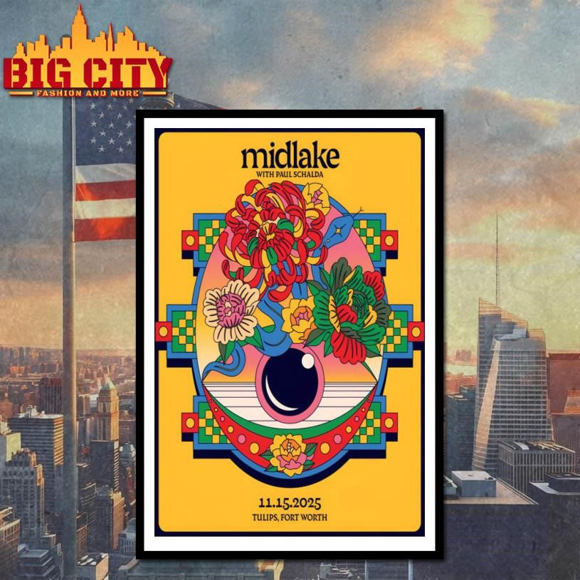 Midlake November 15 2025 Tulips Fort Worth TX Poster Shirt
