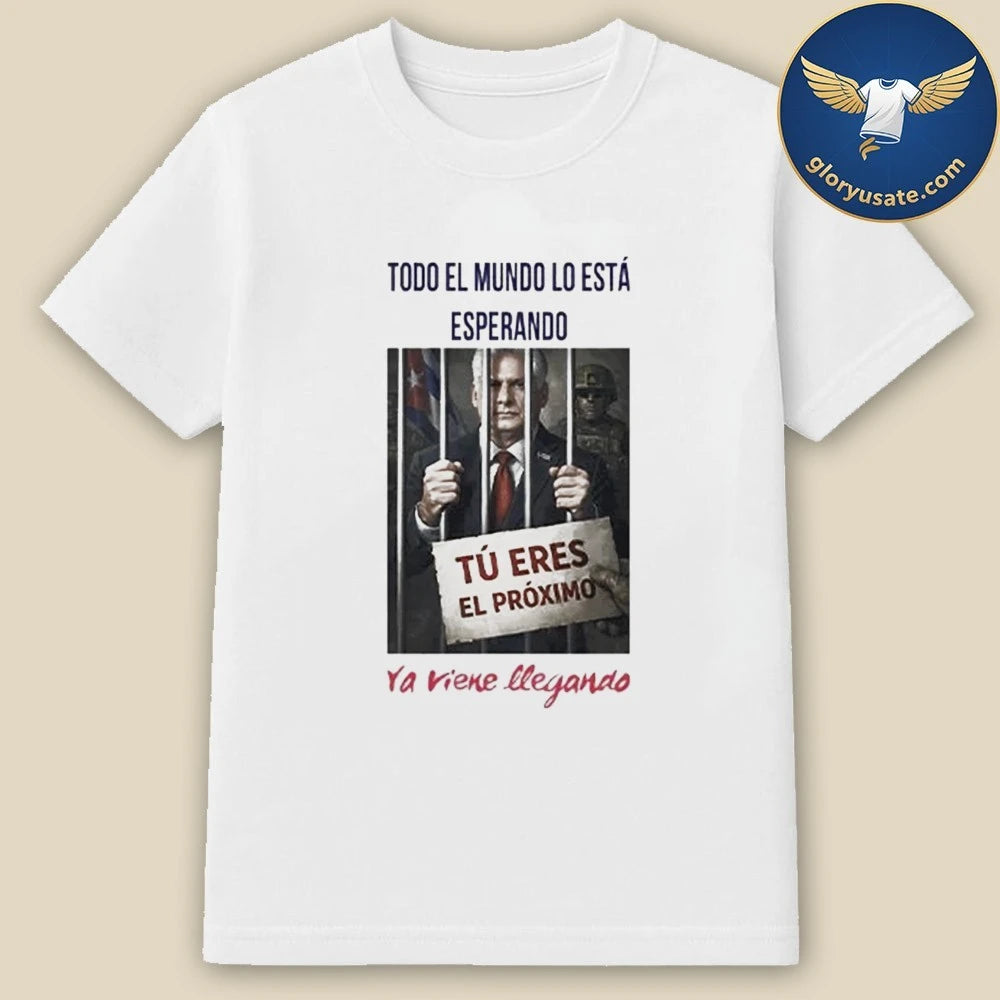 Miguel Díaz-Canel Everyone Is Waiting For Him Premium Youth T-Shirt