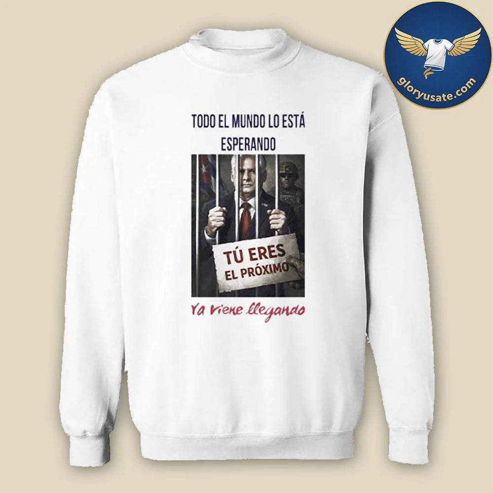 Miguel Díaz-Canel Everyone Is Waiting For Him Premium Youth T-Shirt