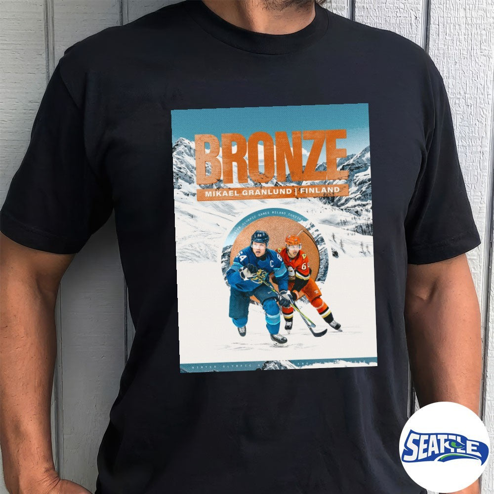Mikael Granlund Winning An Olympic Bronze Medal For Finland In Men’s Ice Hockey shirt