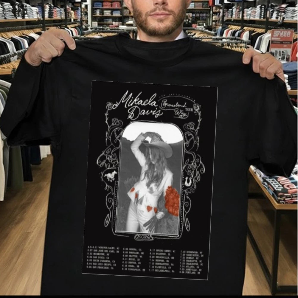 Mikaela Davis Graceland Way Tour 2026 Poster Shirt