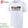 Mikal Bridges Josh Hart Jalen Brunson Karl Anthony Towns OG Anunoby New York Knicks chibi shirt