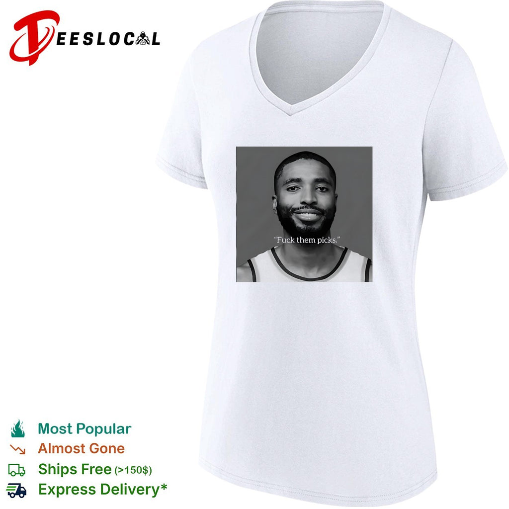 Mikal Bridges New York Knicks NBA Fuck them picks shirt