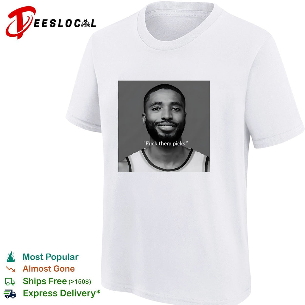 Mikal Bridges New York Knicks NBA Fuck them picks shirt