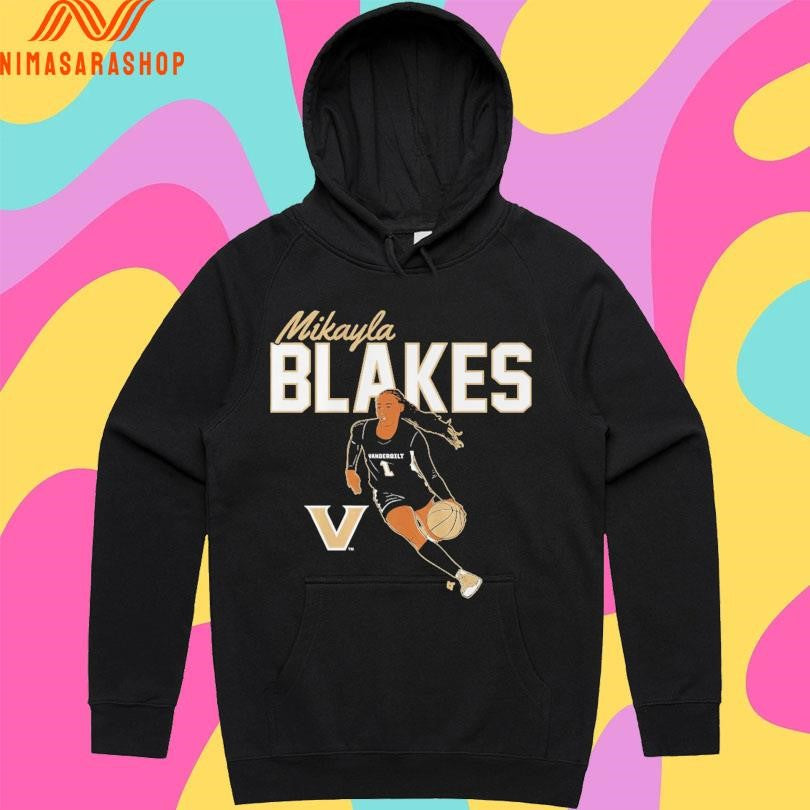 Mikayla Blakes Name Pose Vanderbilt Commodores Women’s Basketball Shirts
