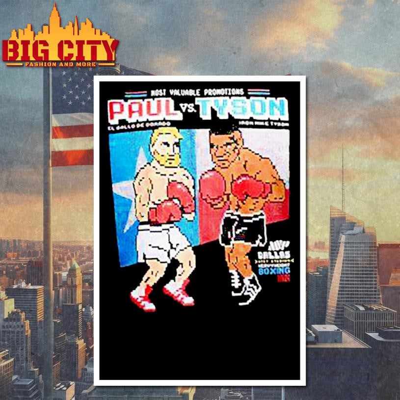 Mike Tyson vs Jake Paul Boxing Shirt
