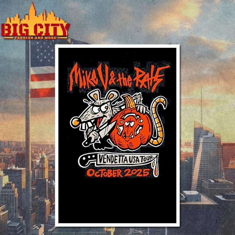 Mike V &amp; The Rats Vendetta USA Tour October 2025 shirt