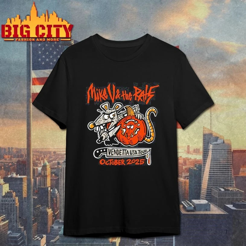 Mike V &amp; The Rats Vendetta USA Tour October 2025 shirt