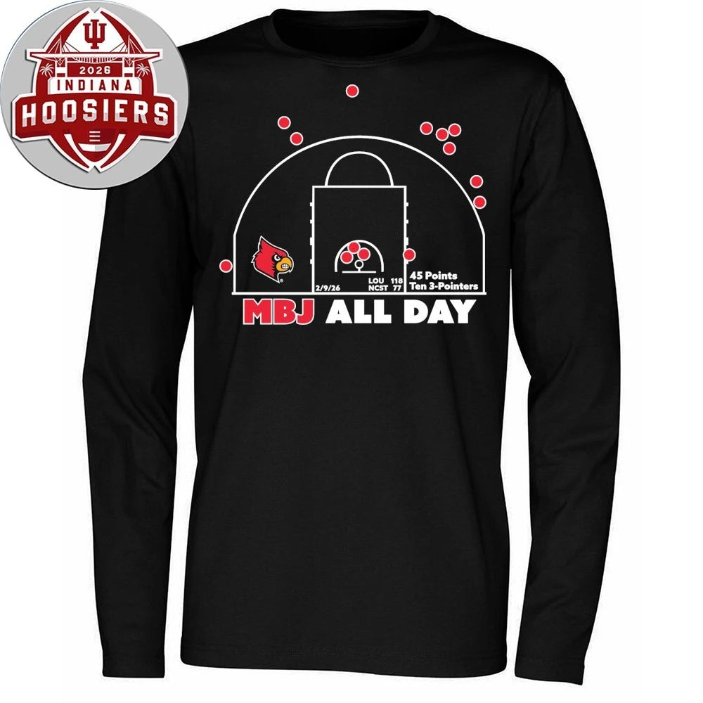 Mikel Brown Jr Louisville Cardinals Red Mikel Brown Jr. ACC Freshman Scoring Record T-Shirt