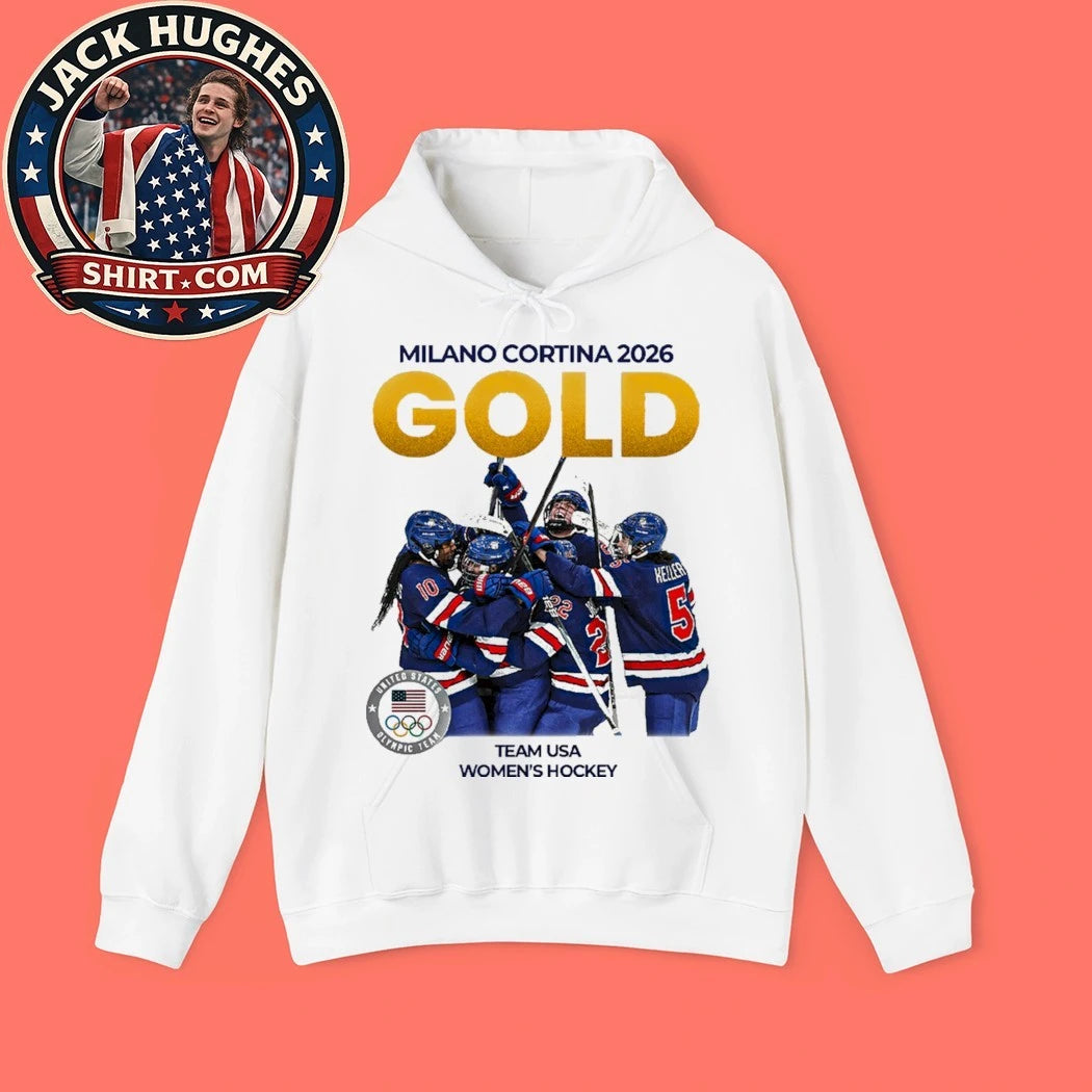 Milano Cortina 2026 Gold Team USA Women’s Hockey New York Rangers Signature 2026 Shirt