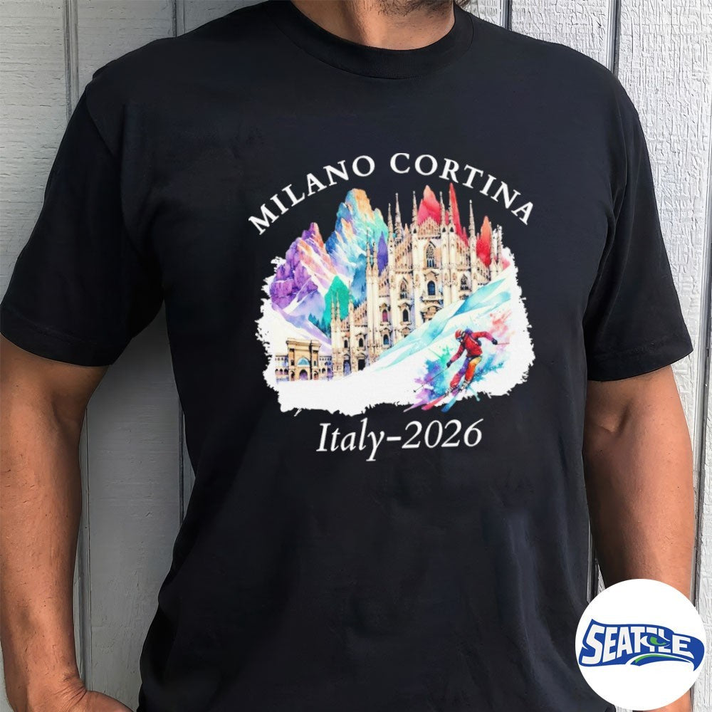 Milano Cortina 2026 Italy Winter Sport shirt