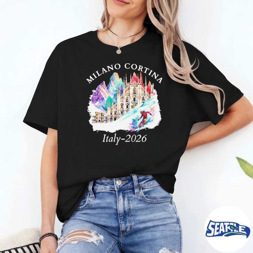 Milano Cortina 2026 Italy Winter Sport shirt