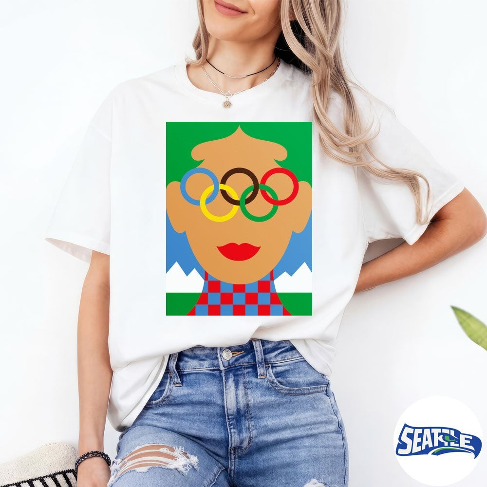 Milano Cortina 2026 Olympic Winter Games Poster by Olimpia Zagnoli shirt