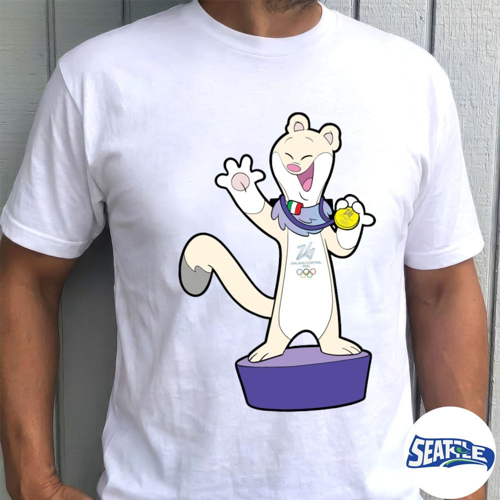 Milano Cortina 2026 Olympics Tina Mascot Premiazione shirt