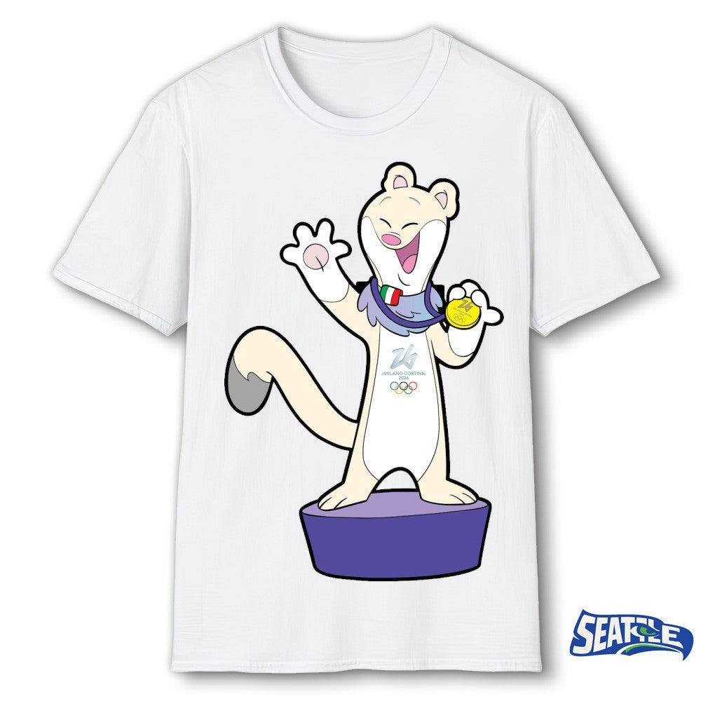 Milano Cortina 2026 Olympics Tina Mascot Premiazione shirt