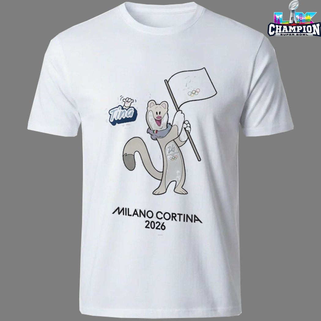 Milano Cortina 2026 Olympics Tina Mascot T-Shirts