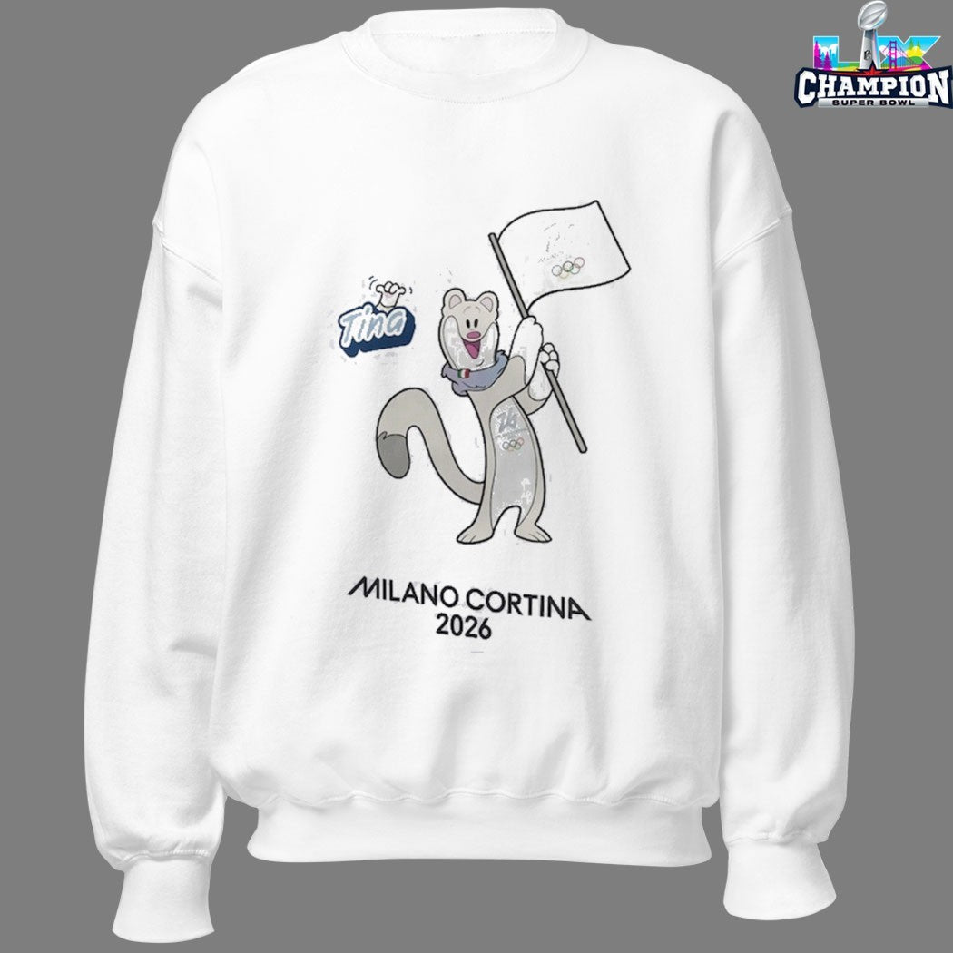 Milano Cortina 2026 Olympics Tina Mascot T-Shirts