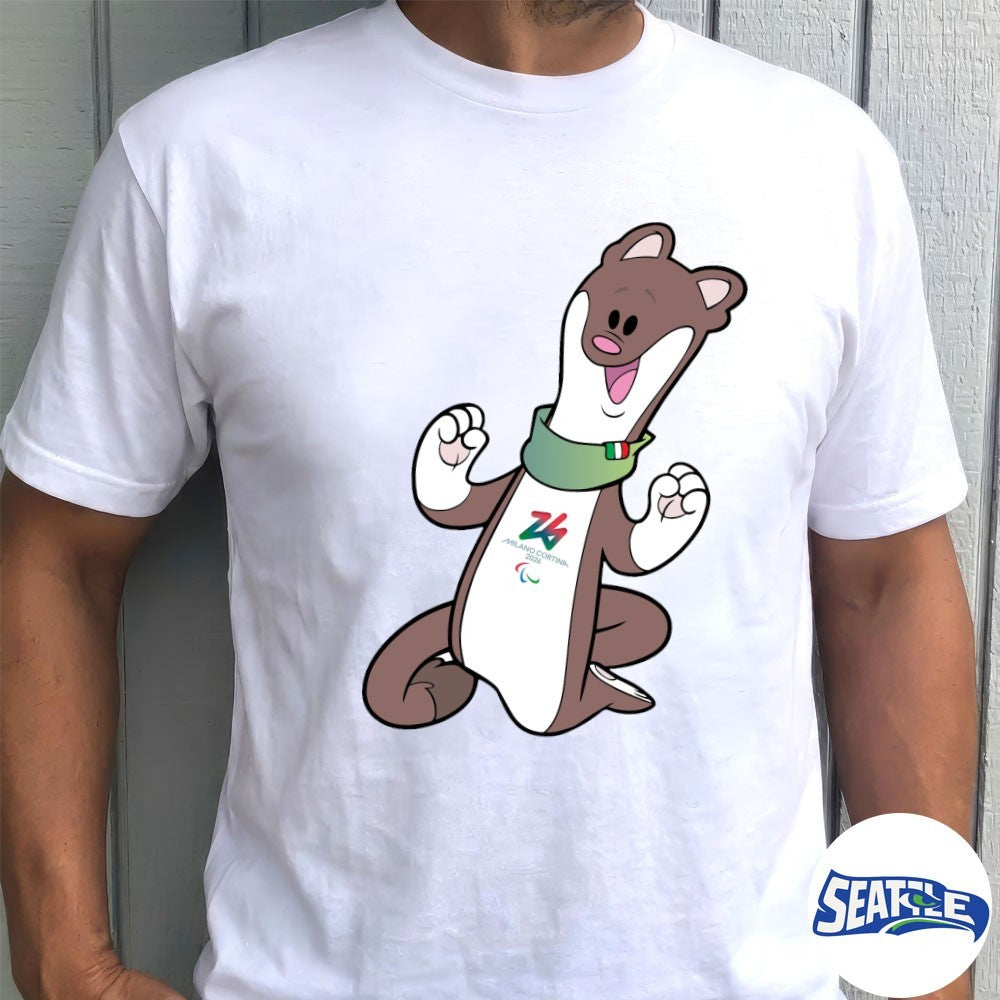 Milano Cortina 2026 Paralympics Cheering Milo Mascot shirt