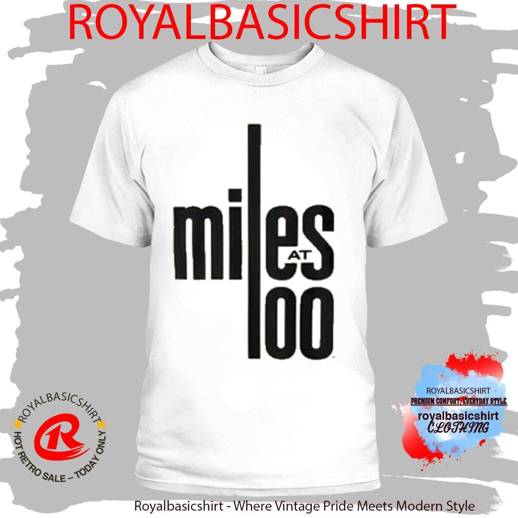 Miles Davis 100 Black Logo T-Shirt