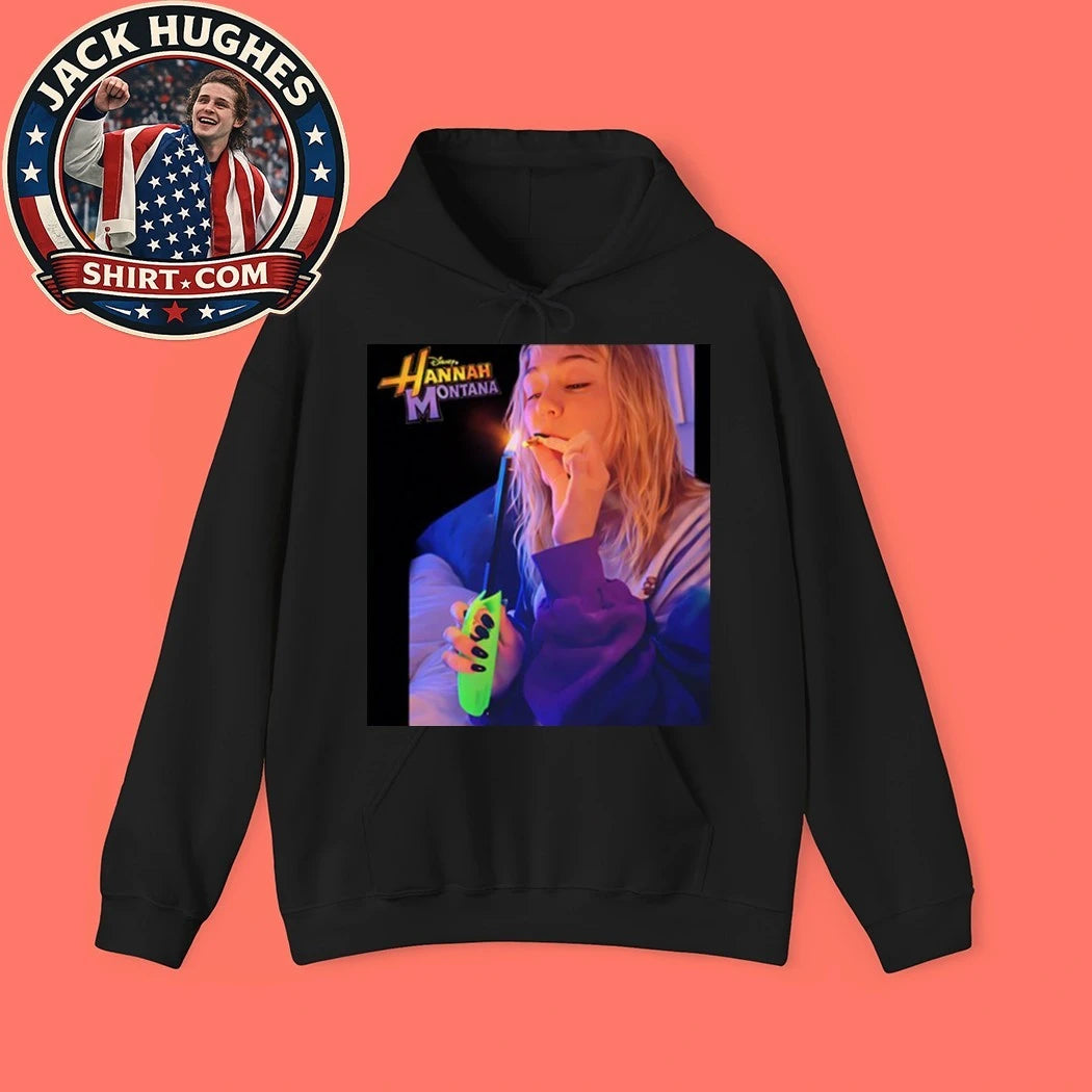 Miley Cyrus Hannah Montana Smoking Women Shirt