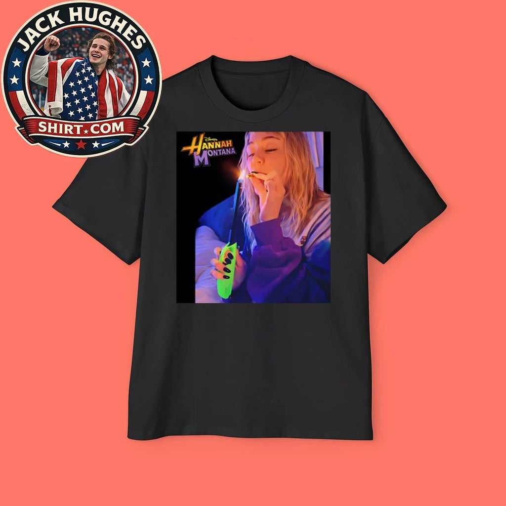 Miley Cyrus Hannah Montana Smoking Women Shirt