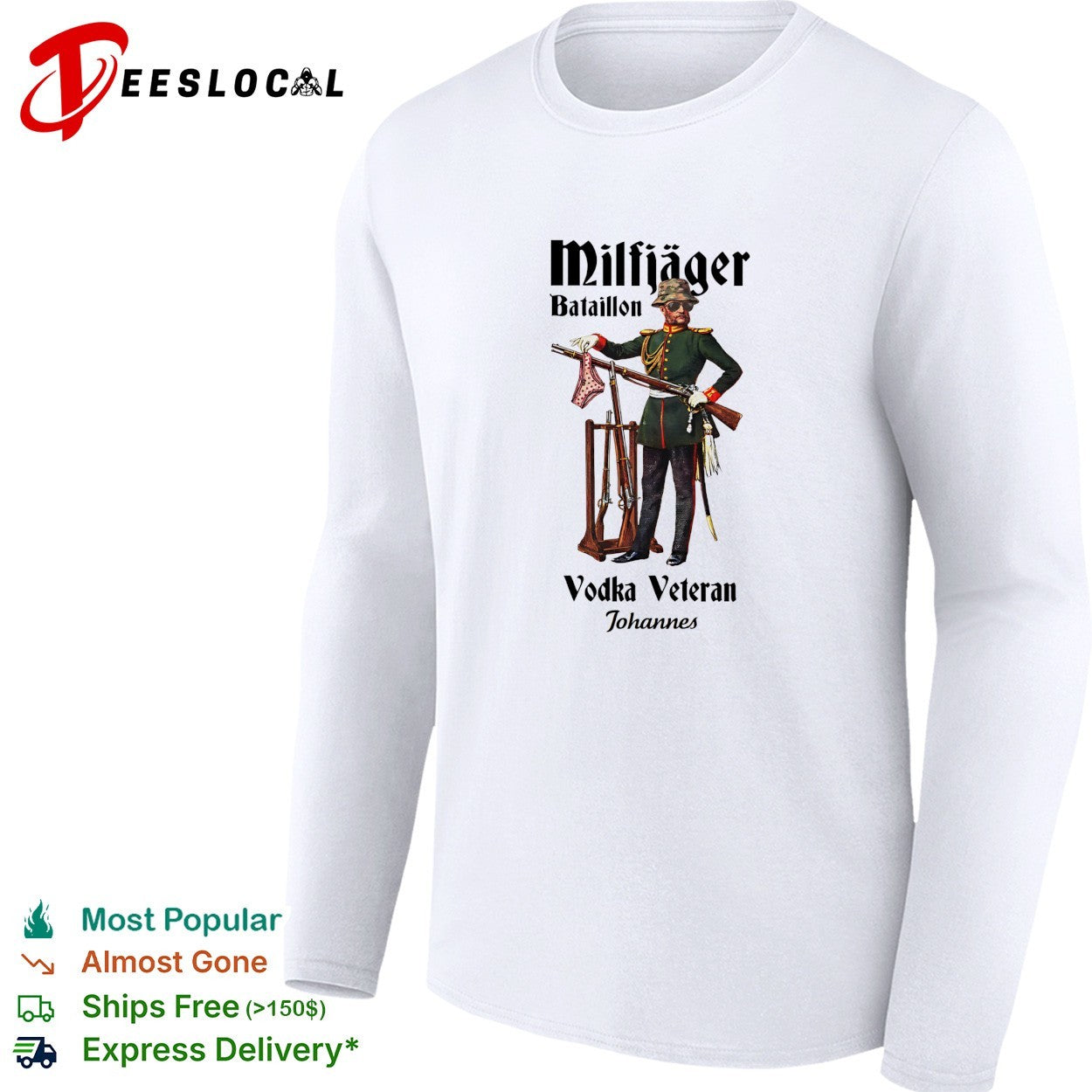Milfjager Bataillon Vodka Veteran Johannes shirt