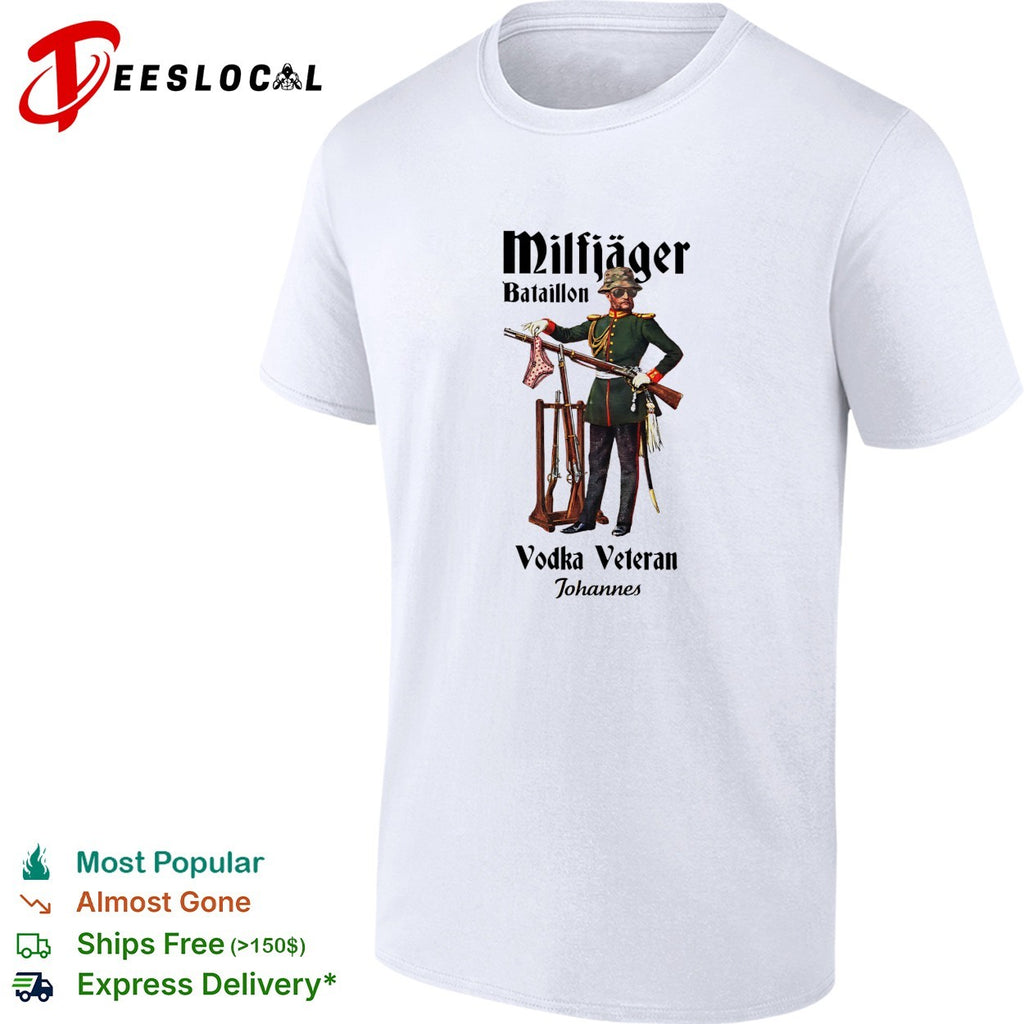Milfjager Bataillon Vodka Veteran Johannes shirt