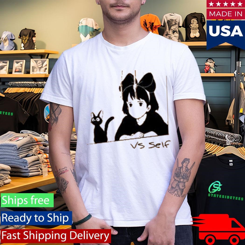 Milkcrate Vs Self Cat Girl Shirt
