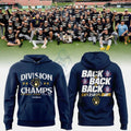 Milwaukee Brewers 2025 Back to Back to Back National League Central Division Champs Logo Shirt