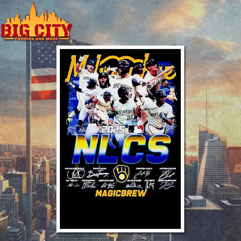 Milwaukee Brewers Nlcs Magicbrew 2025 New Shirt