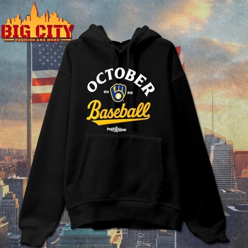 Milwaukee Brewers October Baseball 2025 MLB Postseason Locker Room shirt