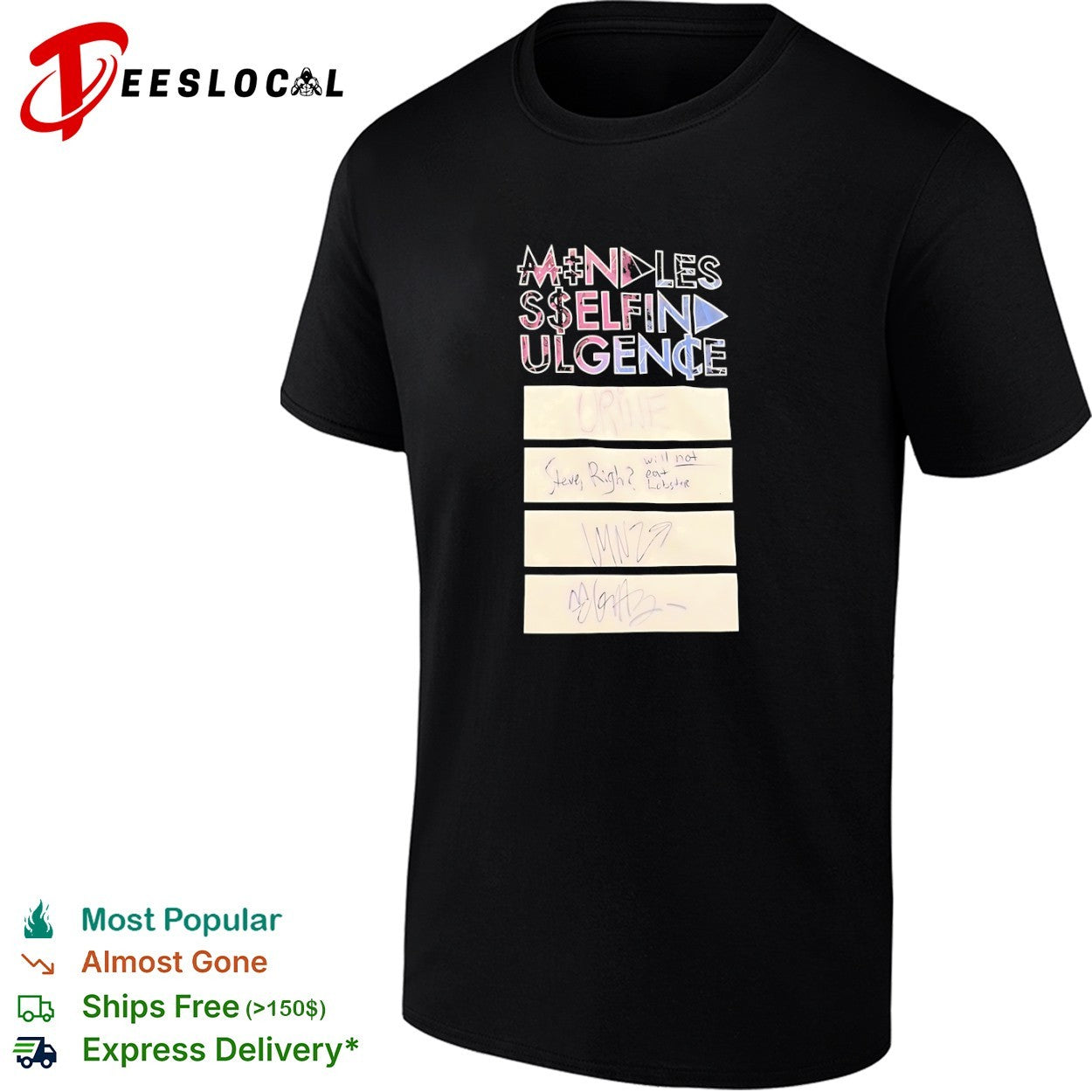 Mindless Self Indulgence band signed shirt