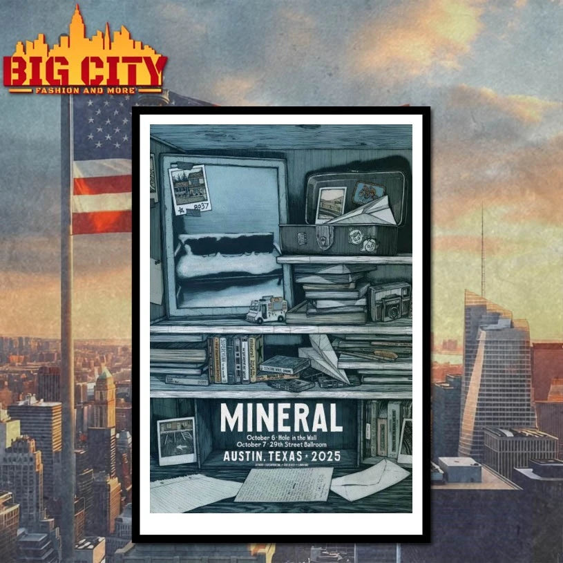 Mineral Austin TX October 6-7 2025 Poster shirt