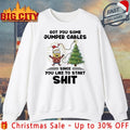 Minion Christmas Got You Some Jumper Cables Since You Like To Start Shit shirt