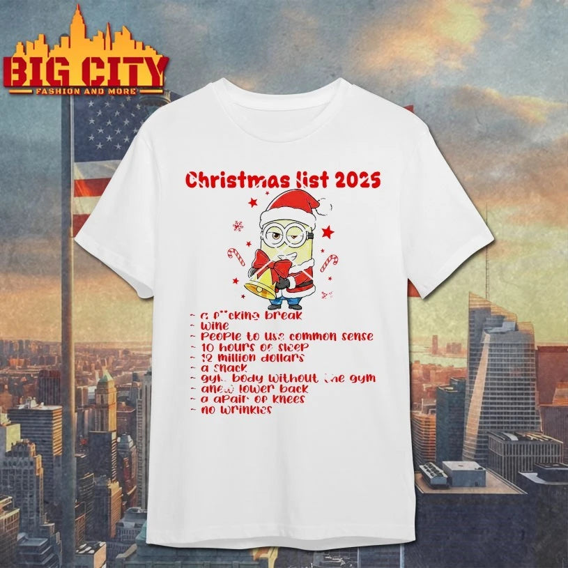 Minion Christmas Lits 2025 shirt