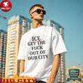 Minneapolis Ice Get The Fuck Out Of Our City blood shirt