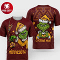 Minnesota Golden Gophers Grinch Stole Christmas 2025 Personalized Two Sided Shirt