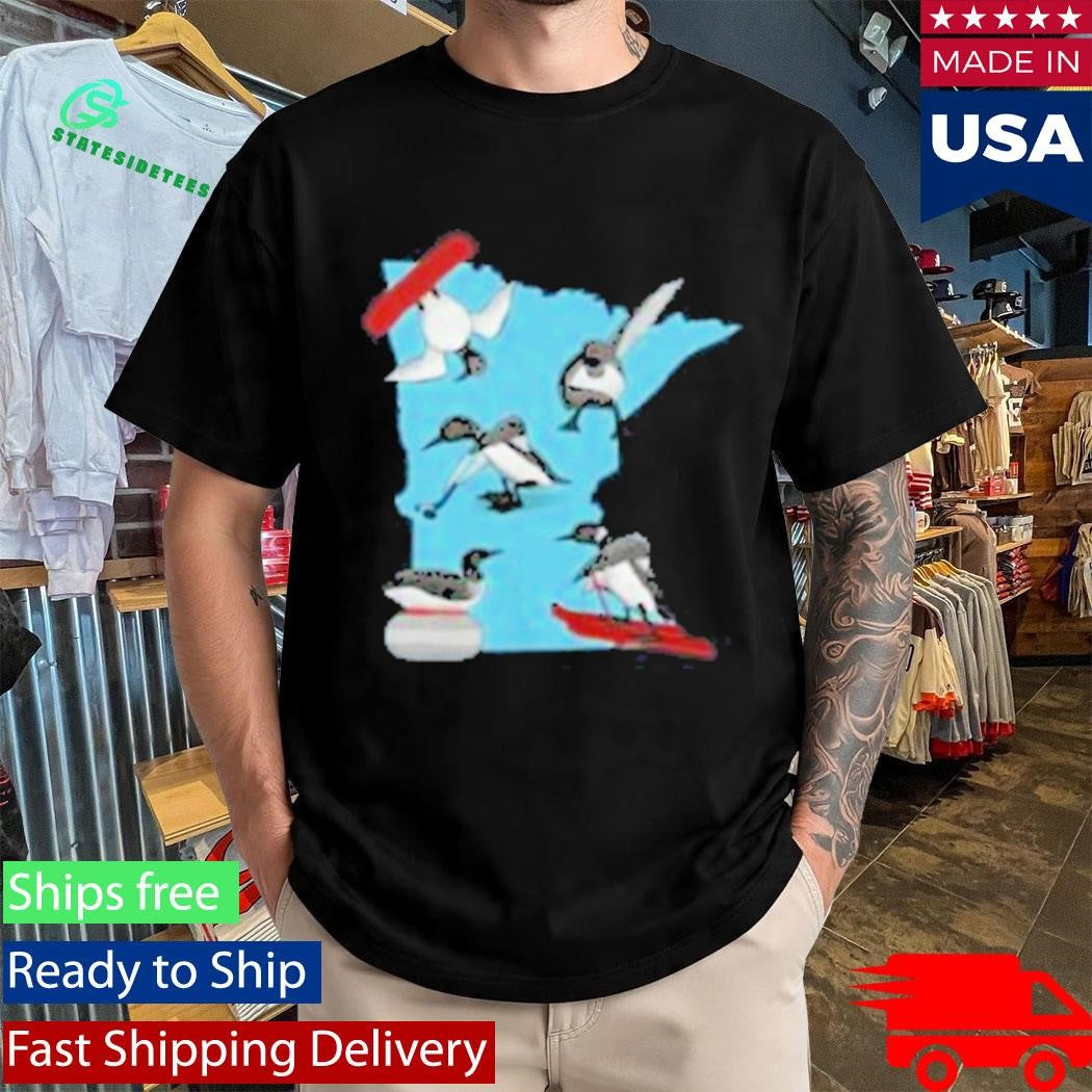 Minnesota Loon Winter Sports Shirt