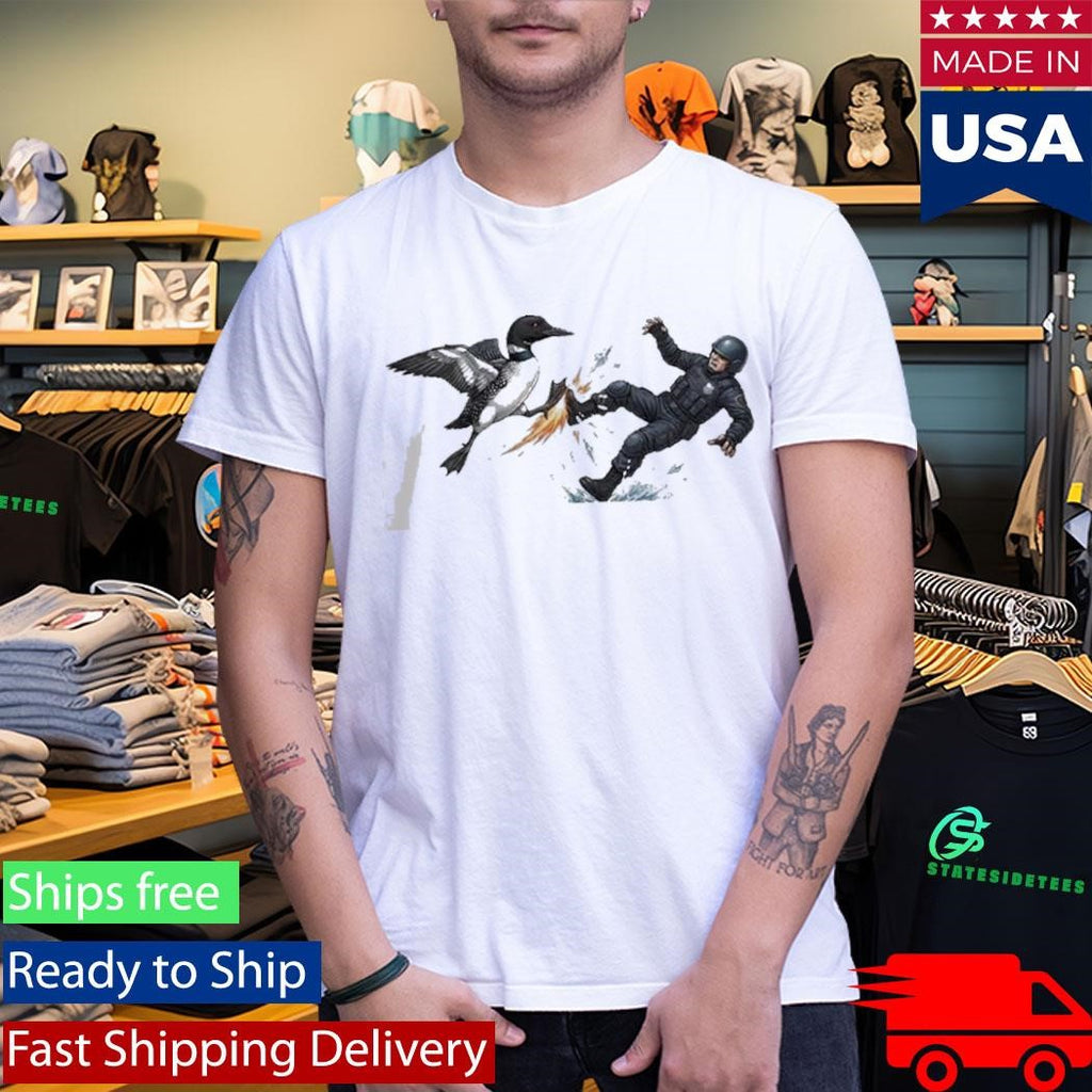 Minnesota Loon vs ICE Back Shirt