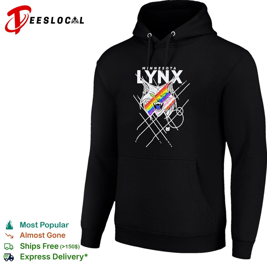 Minnesota Lynx Pride Lynx Logo Rainbow Pride shirt