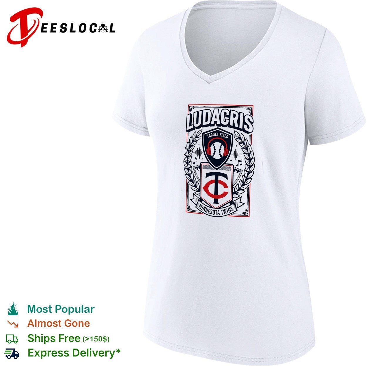 Minnesota Twins Ludacris concert Target Field baseball shirt