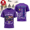 Minnesota Vikings 2026 US Air Force Fly Fight Win Veteran Special Edition Two Sided Shirt