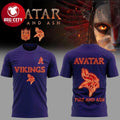 Minnesota Vikings Avatar 3 Fire And Ash Two Sided Shirt