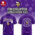 Minnesota Vikings Firefighter Application 2026 Game Night Two Sided Shirt