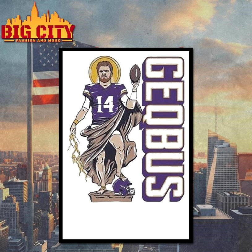 Minnesota Vikings Geqbus Saint 2025 New Shirt
