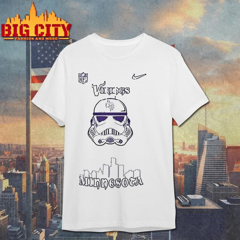 Minnesota Vikings X Storm Trooper Logo Shirt