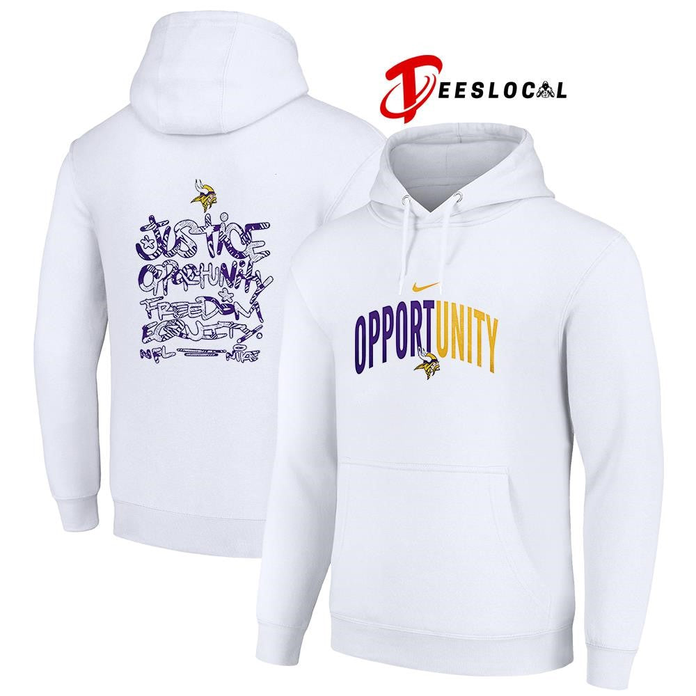 Minnesota Vikings justice opportunity freedom equity shirt