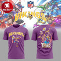Minnesota Vikings x Thor 2025 Two Sided Shirt