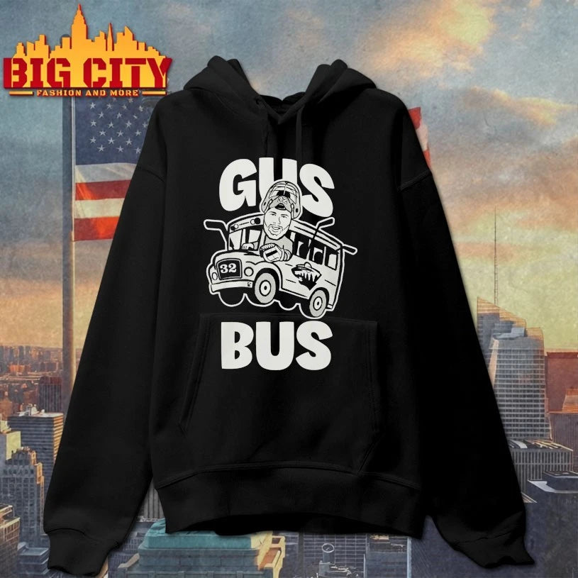Minnesota Wild hockey Gus bus Filip Gustavsson 32 shirt
